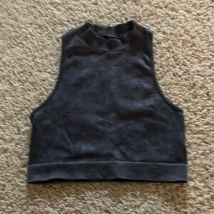 Aeropostale Seriously Soft Seamless Mock Turtleneck Sleeveless Top